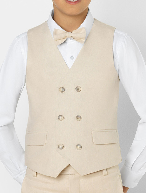 Boys beige waistcoat - Harvey