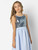 Girls Blue Party Dress