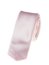 baby pink skinny tie