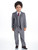 Baby boys grey formal suit