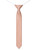Boys rose gold self dot skinny elasticated tie