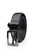 Boys black leather snake skin belt