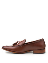 Boys tan tassel loafer - Westley