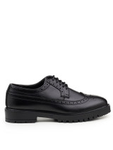 Boys black chunky  brogues - Leyton