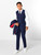 Boys white trainers for suits
