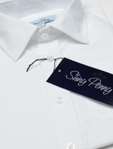 Boys plain shirt - White