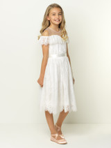 girls ivory dress