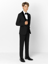 Kids black prom suit