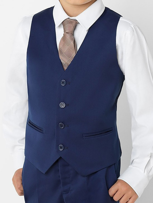 Boys blue waistcoat - Modern Fit