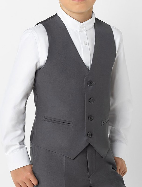 Boys grey waistcoat - Modern Fit