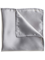 boys silver skinny tie