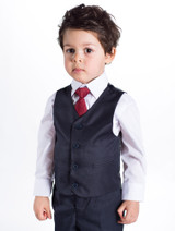Navy page boy suit