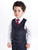 Navy page boy suit