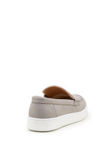 Boys grey slip on loafers - Braden