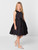 Girls black prom dress