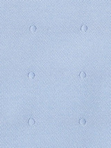 Boys dusky blue self dot elasticated dickie bow