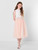 Girls pink midi skirt