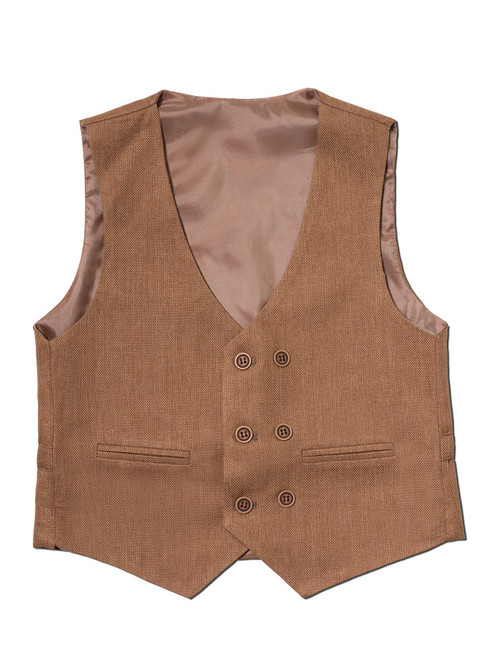 Page boy camel beige waistcoat