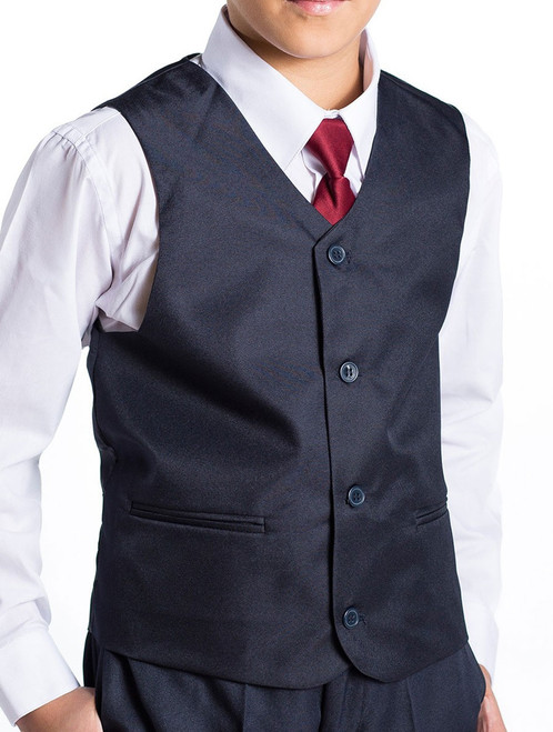 Navy waistcoat