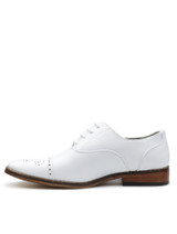boys formal white communion shoes