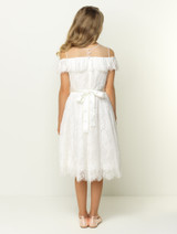 girls ivory wedding dress