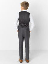 Grey modern fit page boy suit