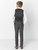 Grey modern fit page boy suit