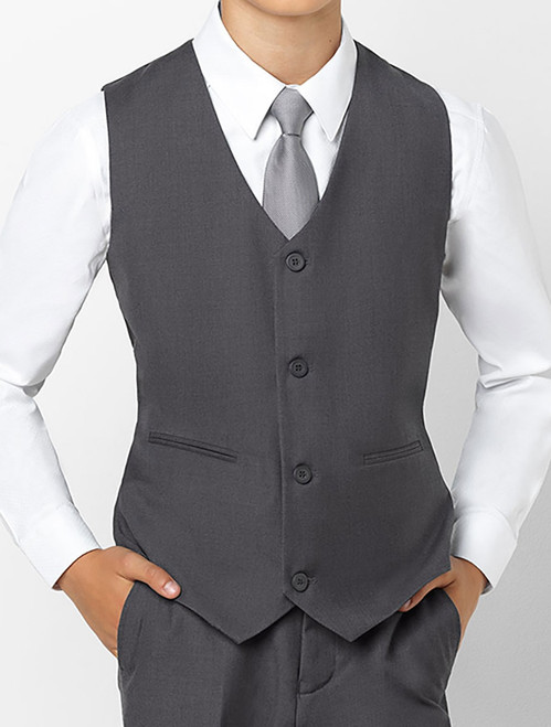 Boys grey waistcoat - Ruben