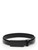 Boys black leather belt
