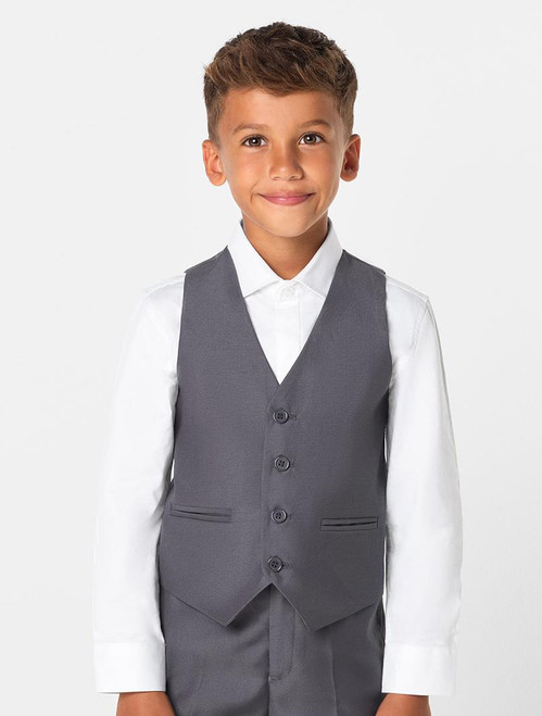 Boys grey waistcoat
