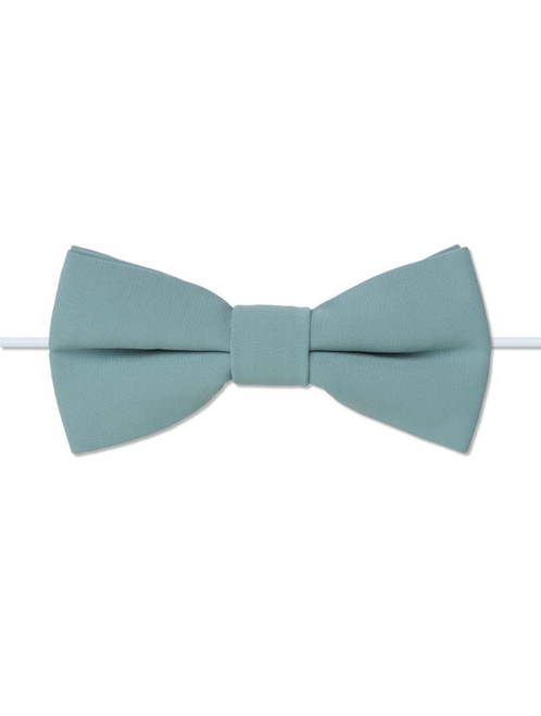 Boys elasticated dusty sage bow tie