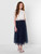 Girls navy maxi skirt