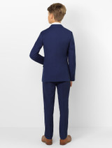 kids navy wedding suit