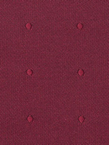Boys burgundy self dot banded bow tie