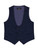 Navy check waistcoat for boys