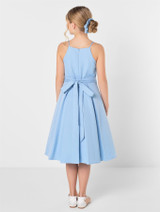 Blue junior bridesmaid dress