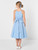 Blue junior bridesmaid dress