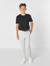 Boys black t-shirt for suits