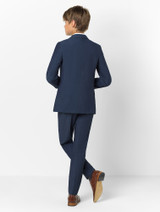 Luxury blue prom suit for boys