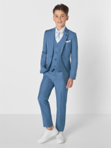 Blue page boy outfit