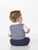 Boys navy cotton waistcoat suit