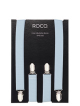 Boys light blue adjustable braces