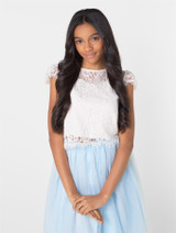 flower girl 2 piece dress