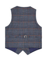Checked pageboy waistcoat
