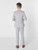 Grey check page boy suit