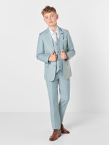 Sage green page boy outfit