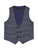 Double breasted boys blue waistcoat