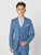 Boys steel blue wedding suit