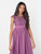 Purple flower girls dress