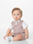 Boys beige cotton romper